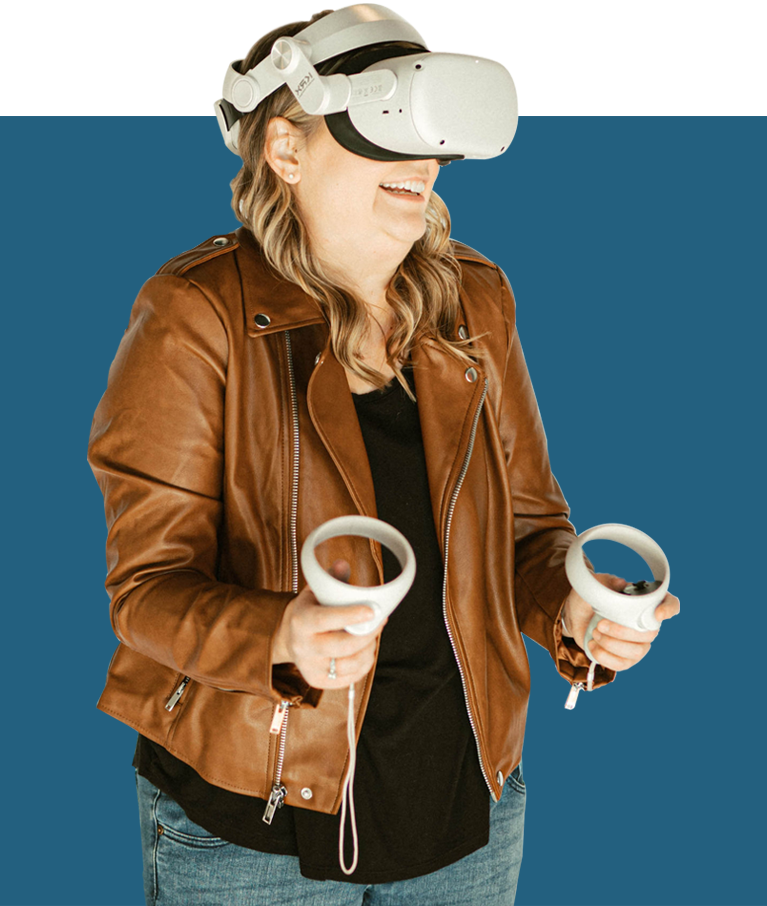 Client-in-Virtual-Reality-Headset